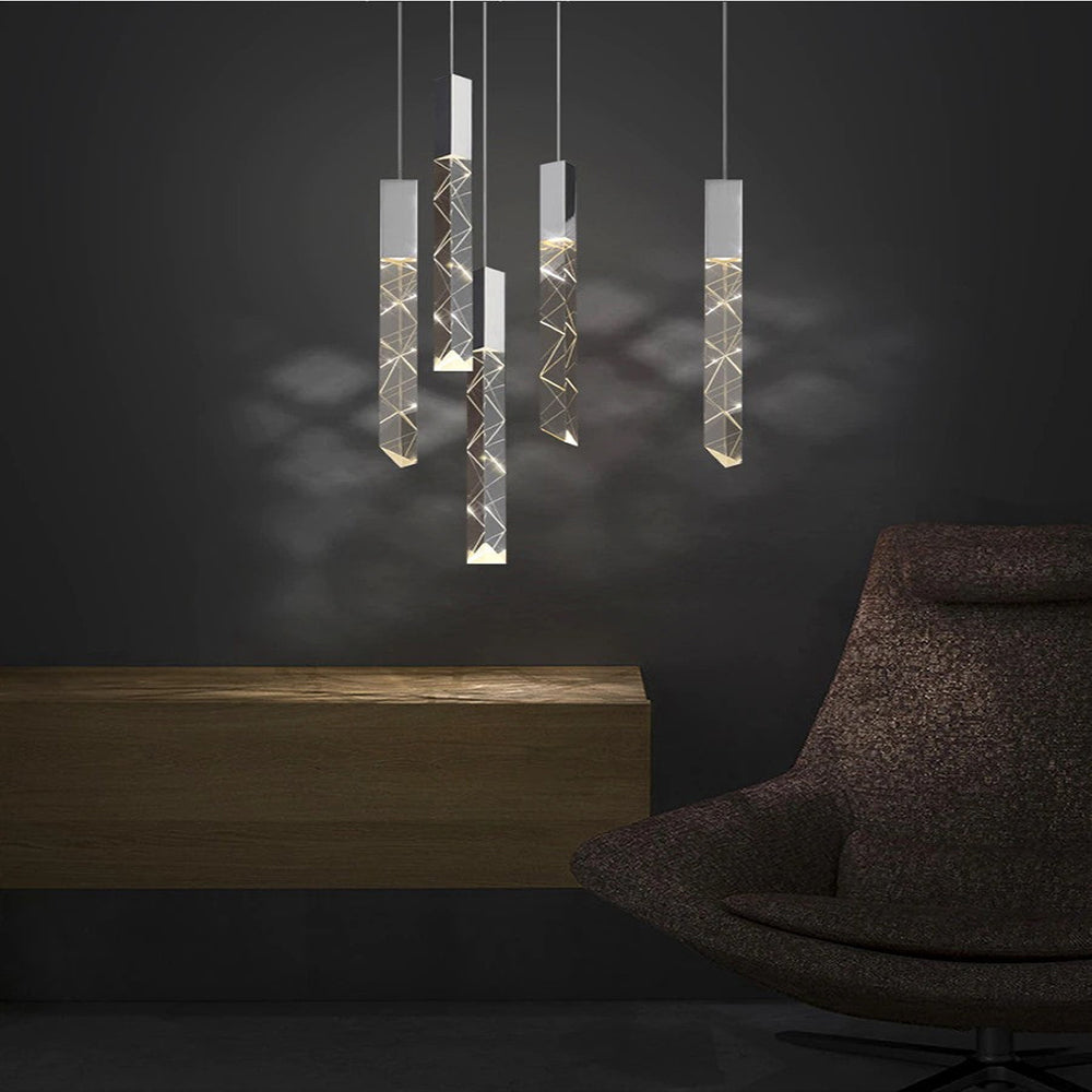 Modern Style Crystal Bars Chandelier