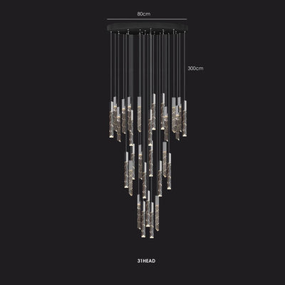 Modern Style Crystal Bars Chandelier