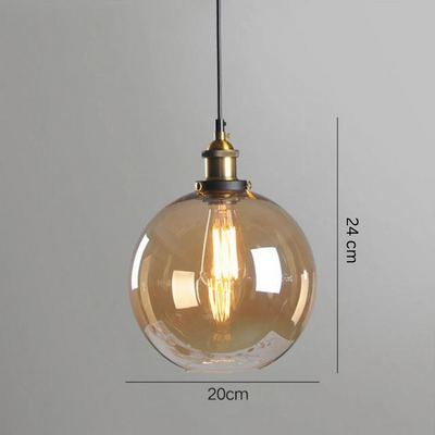 Vintage Glass Pendant Lights