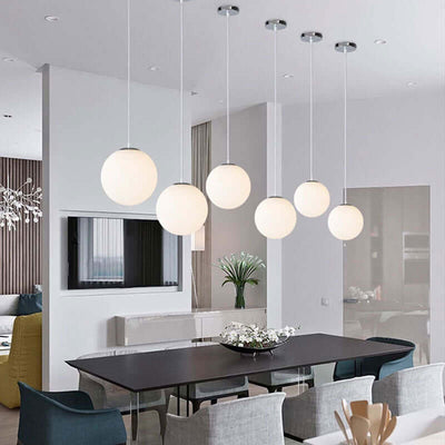 Modern Style Glass Sphere Ceiling Light