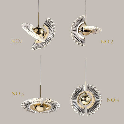 Luxury Nordic Rotatable Roulette Pendant Light