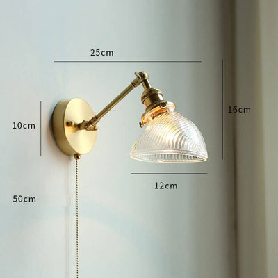 Modern Style Pull Chain Wall Light