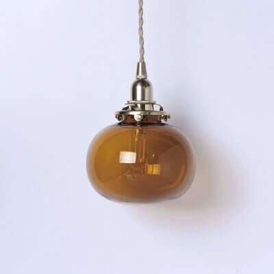 Japanese Style Vintage Copper Pendant Light