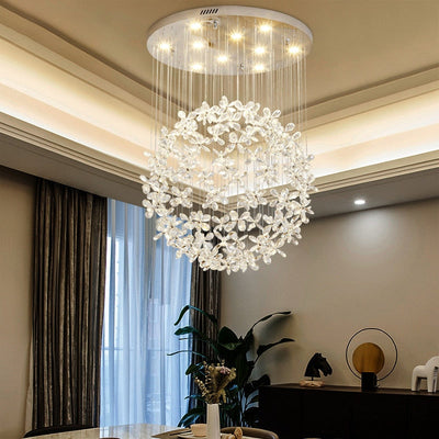 Crystal Luxury Flower Garden Chandelier