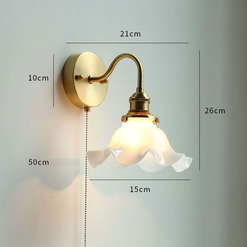 Modern Style Pull Chain Wall Light