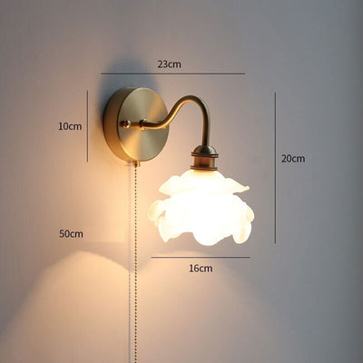 Modern Style Pull Chain Wall Light