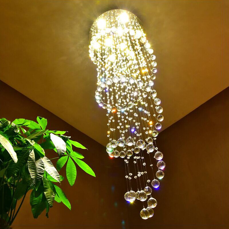 Crystal Luxury Golden Garland Chandelier