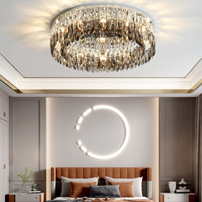 Crystal Luxury Golden Portal Chandelier