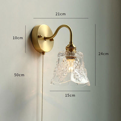 Modern Style Pull Chain Wall Light