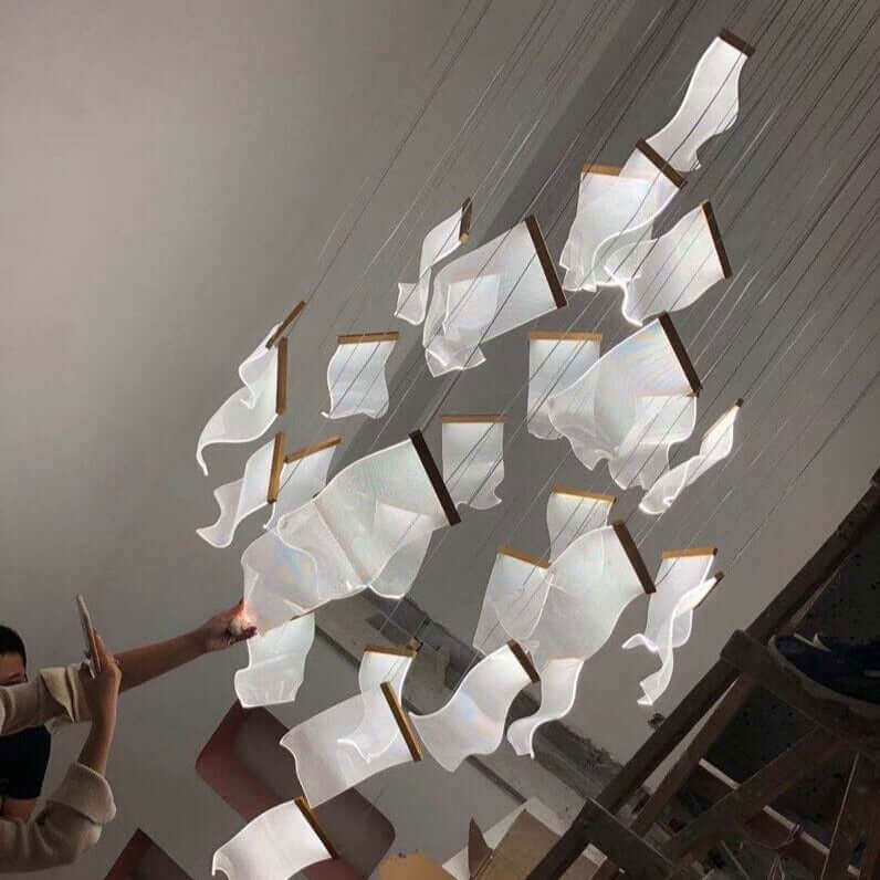 Postmodern Creative Shards Chandelier