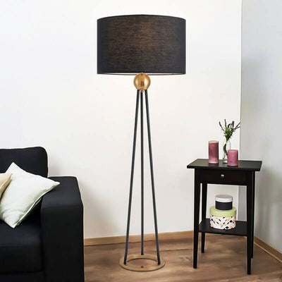 Retro Fabric Floor Lamp