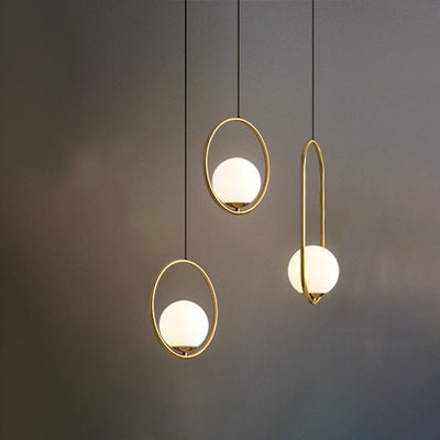 Glass Balance Pendant Lights