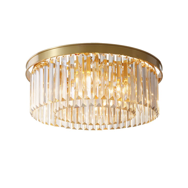 Crystal Golden Circle Chandelier