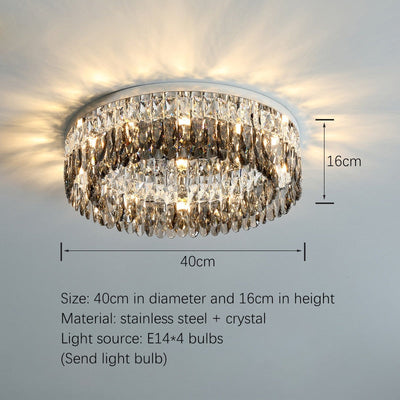 Crystal Luxury Golden Portal Chandelier