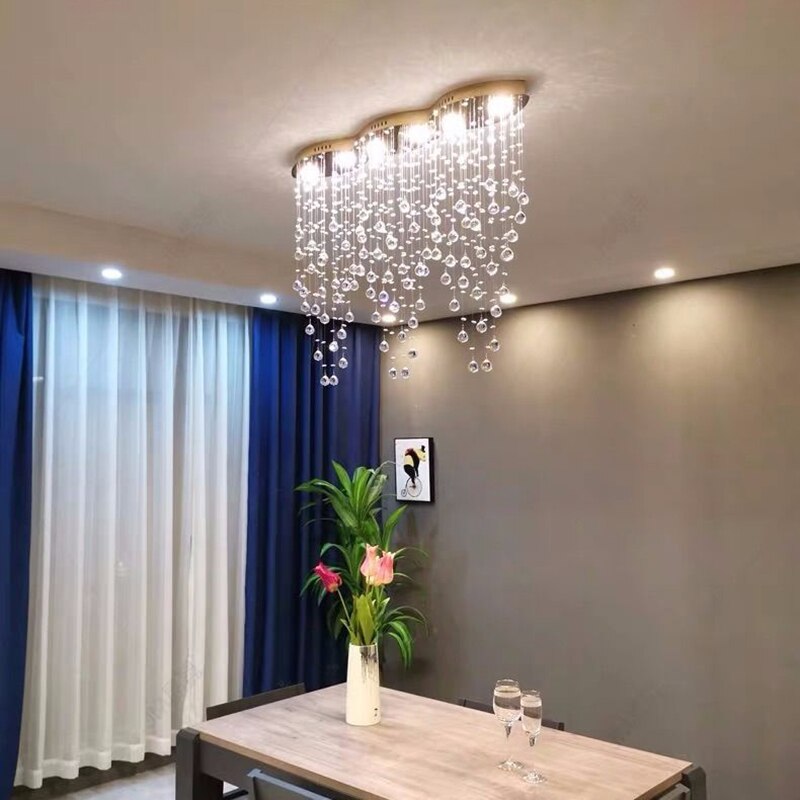 Crystal Cascade Chandelier