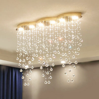 Crystal Cascade Chandelier