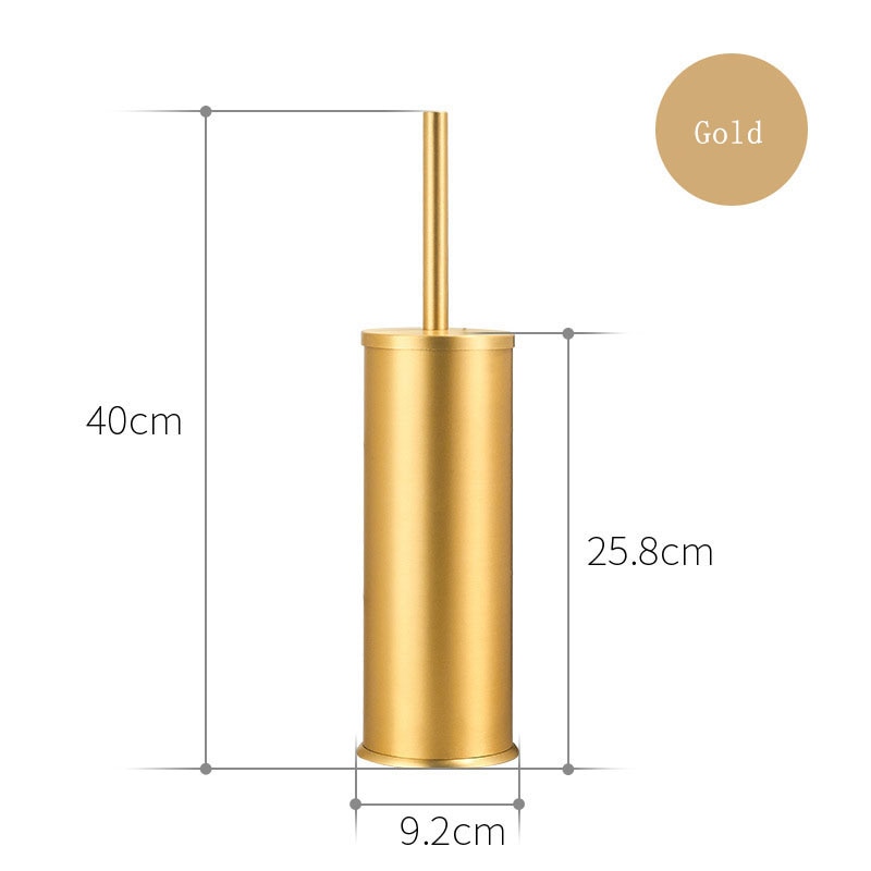 Luxurious Aluminum Toilet Brush