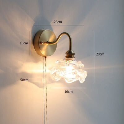 Modern Style Pull Chain Wall Light