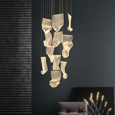 Postmodern Creative Shards Chandelier