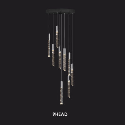 Modern Style Crystal Bars Chandelier