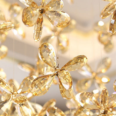 Crystal Luxury Flower Garden Chandelier