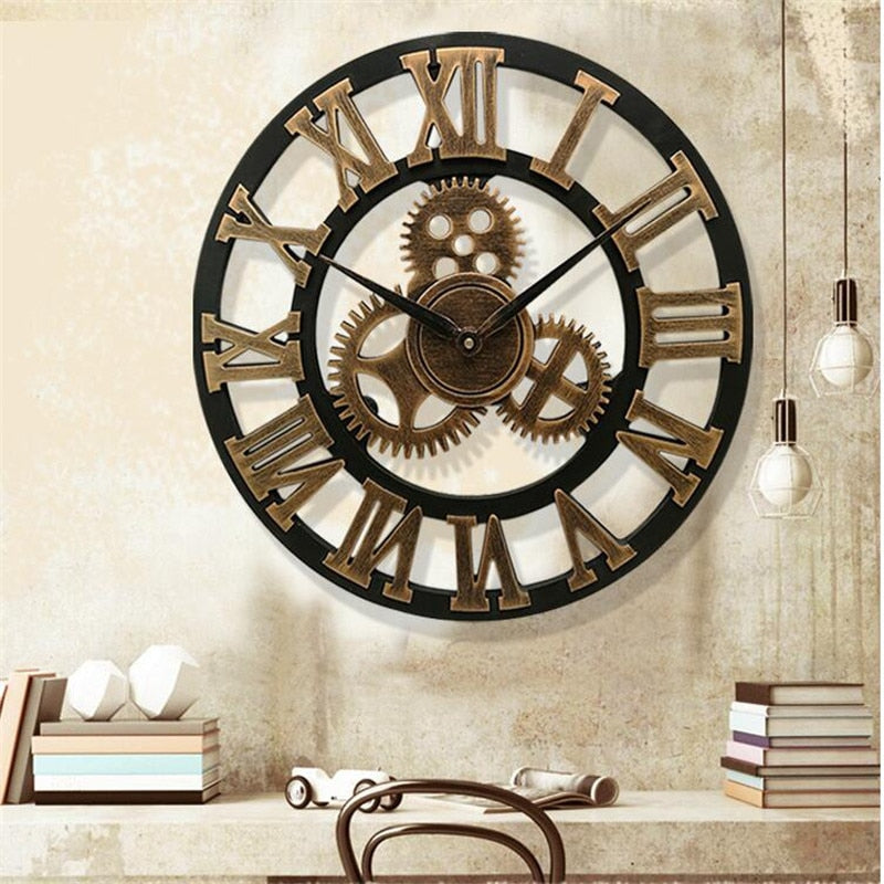 Gears Wall Clock