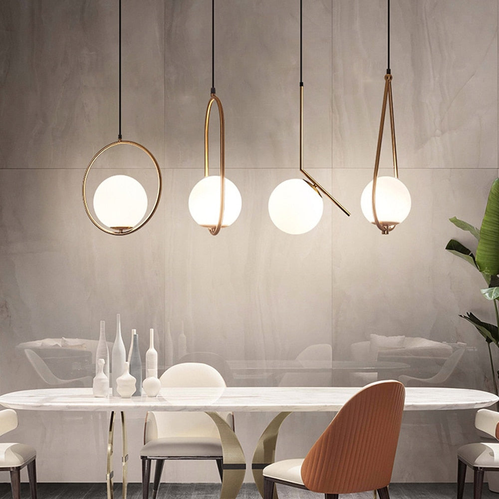 Glass Balance Pendant Lights