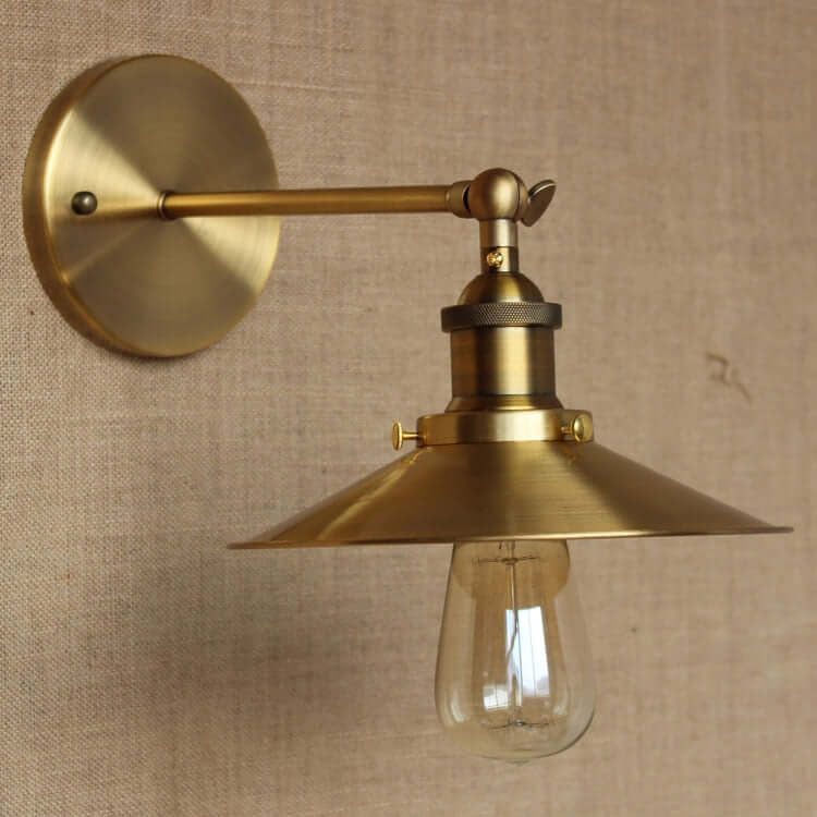 Industrial Style Metal Flathead Wall Light