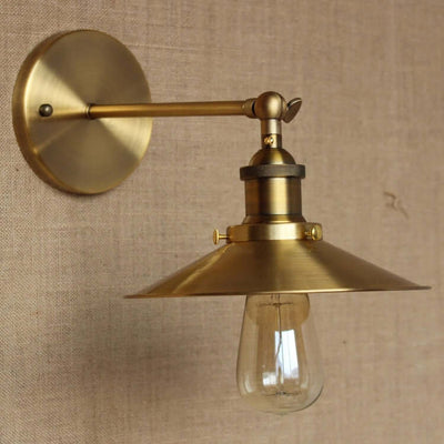 Industrial Style Metal Flathead Wall Light