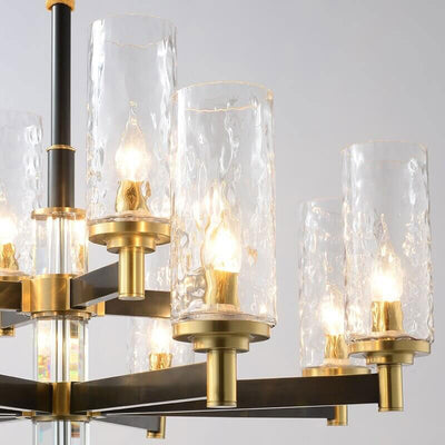 Copper Candles Chandelier