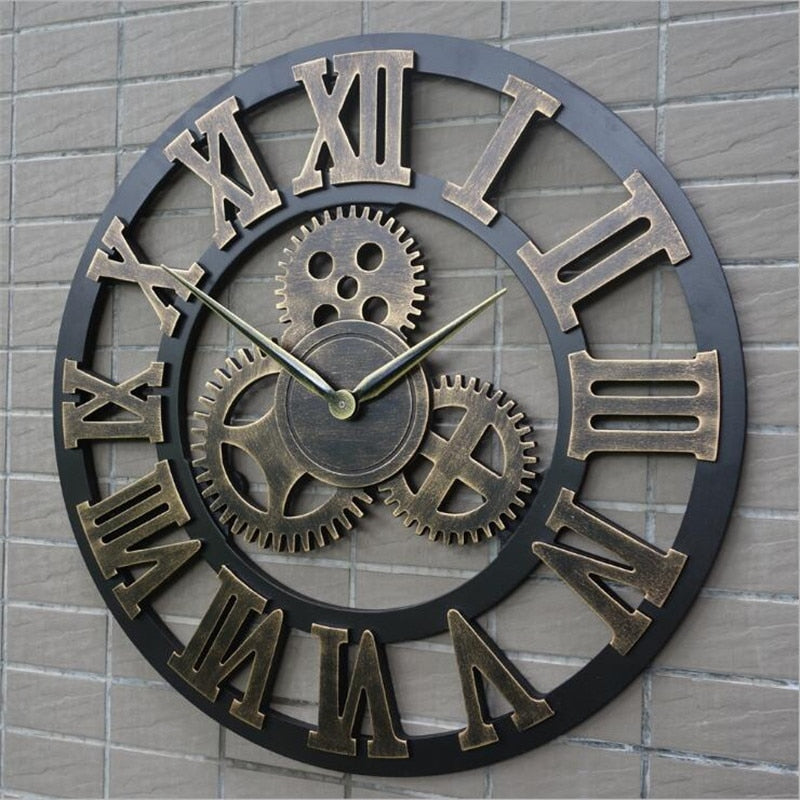 Gears Wall Clock