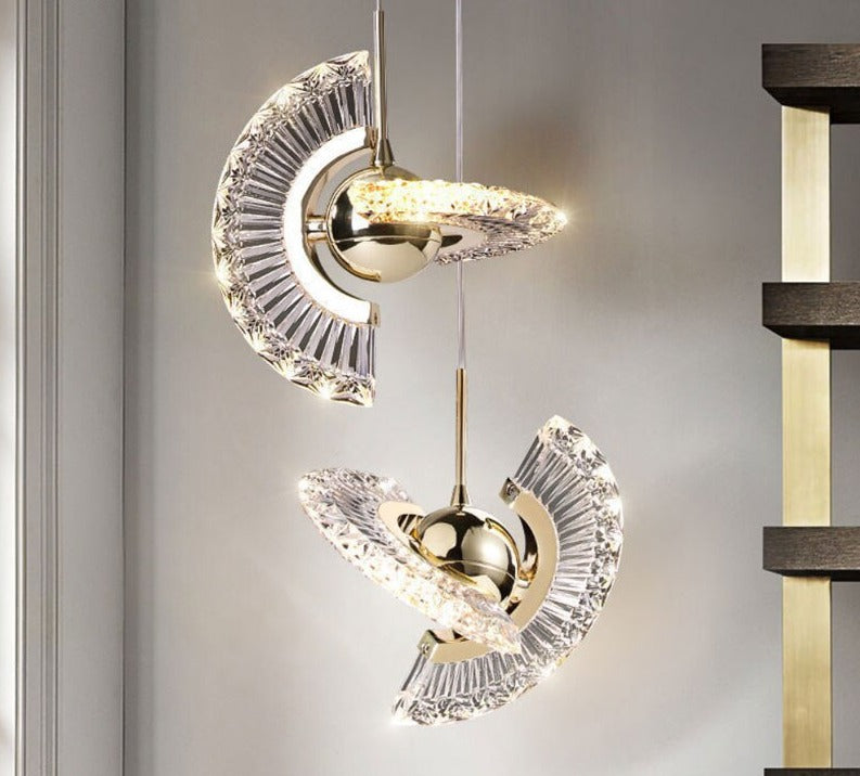 Luxury Nordic Rotatable Roulette Pendant Light