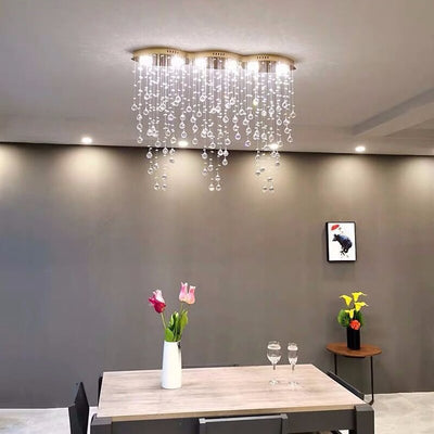 Crystal Cascade Chandelier