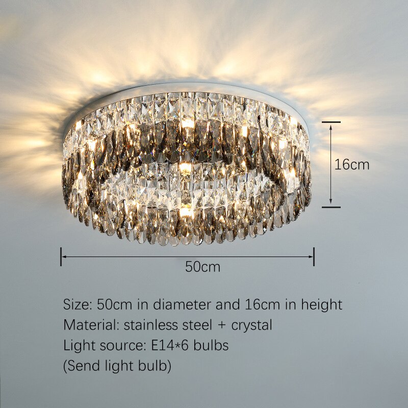 Crystal Luxury Golden Portal Chandelier