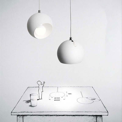 Modern Style Optic Sphere Pendant Light