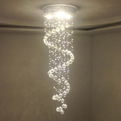 Crystal Luxury Golden Garland Chandelier