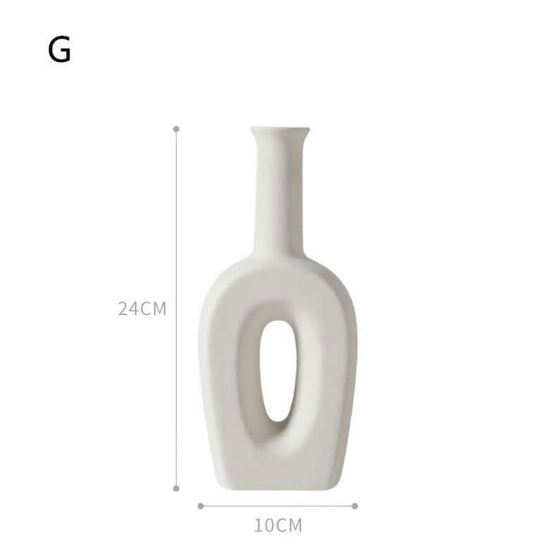 White Porcelain Vases