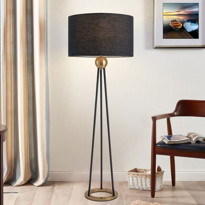 Retro Fabric Floor Lamp