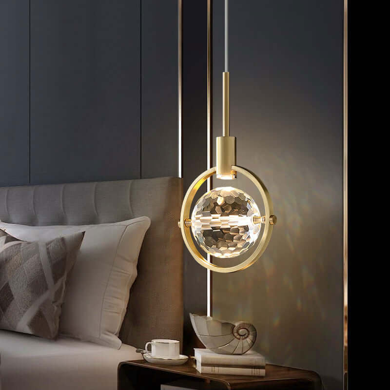 Crystalline Ball Pendant Lights