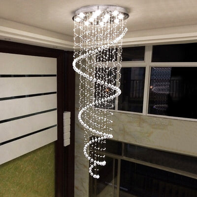 Crystal Luxury Golden Garland Chandelier