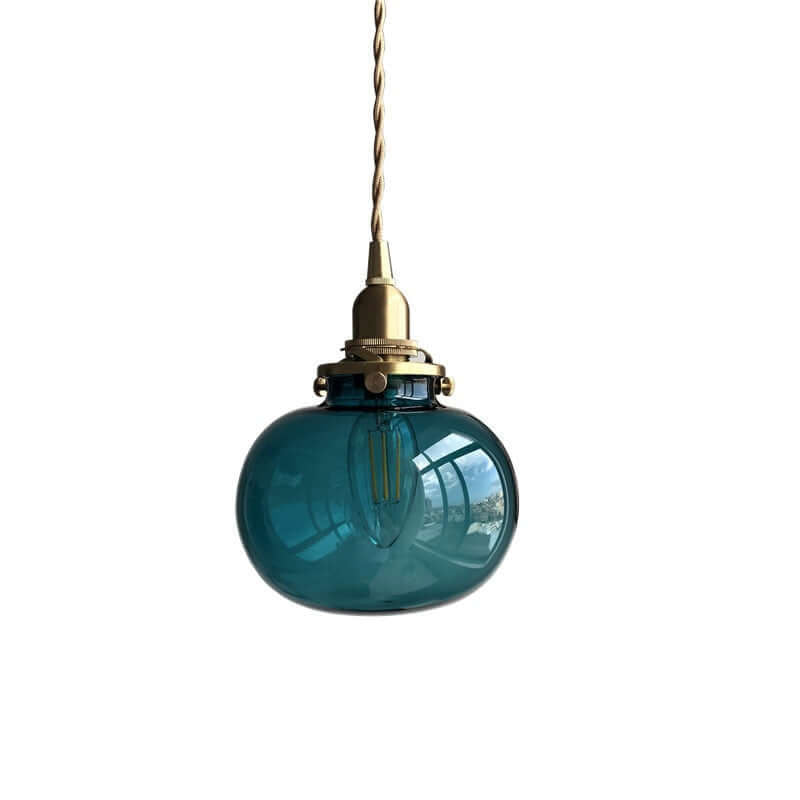 Japanese Style Vintage Copper Pendant Light