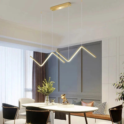 Zig Zag Chandelier