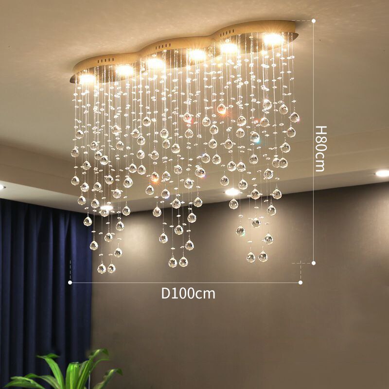 Crystal Cascade Chandelier