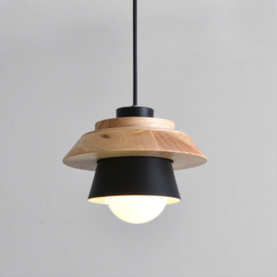 Modern Style Wooden Acorn Chandelier