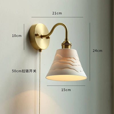 Modern Style Pull Chain Wall Light