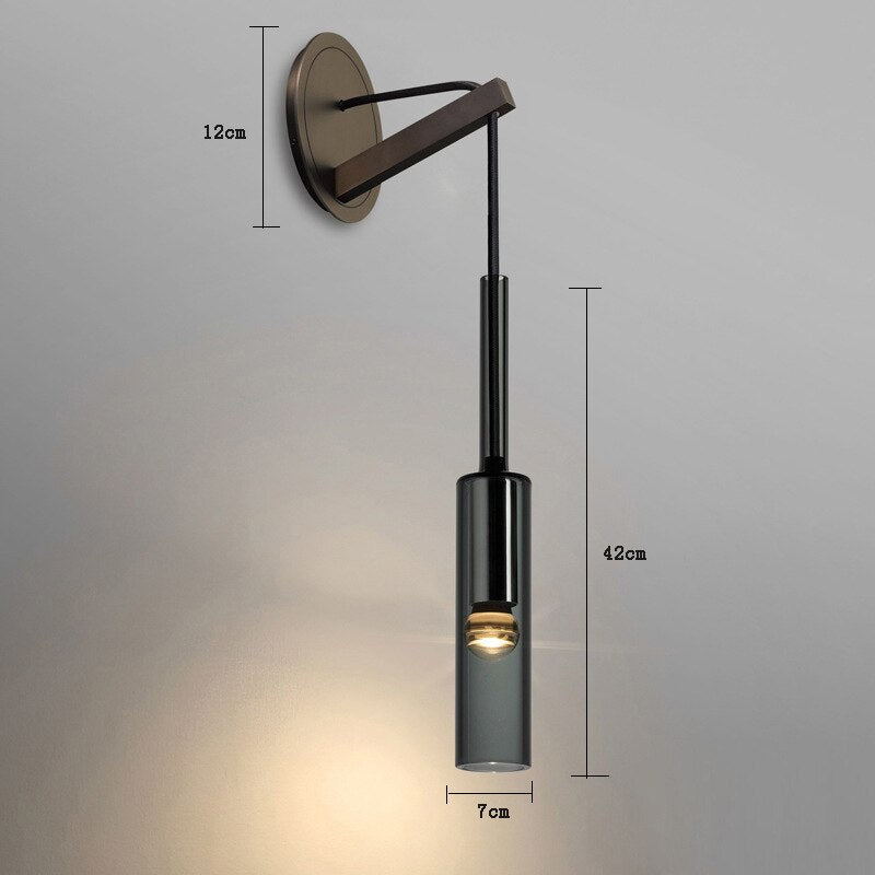 Modern Glass Copper Pendant/Wall Lights