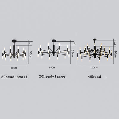 Molecular LED Chandelier