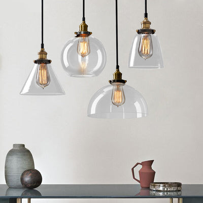 Vintage Glass Pendant Lights