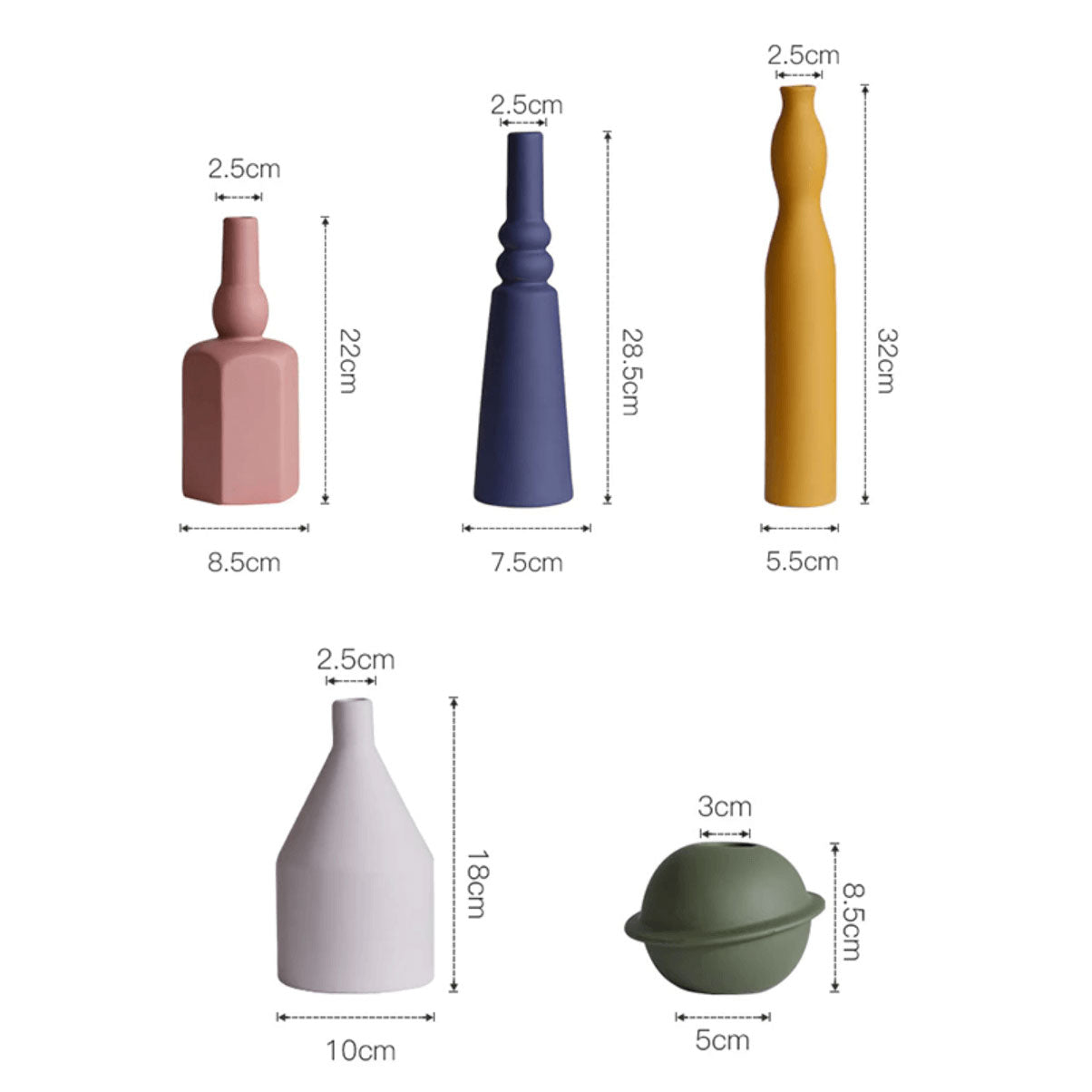 Irregular Morandi Vase