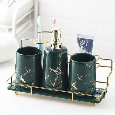 Ceramic Bathroom Accessories Set